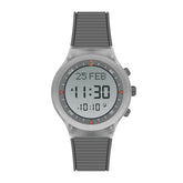 Alfajr Islamic Prayer Unisex Watch Digital With Grey Rubber Strap, WY-16GRAY